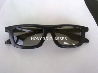Bingkai Plastik ABS Linear Polarized Kacamata 3D Merah Dan Biru Untuk Bioskop