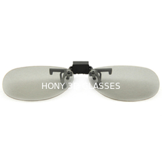Klip pada IMAX 3D Glasses Untuk Kacamata Miopia Kacamata Polarizer Linear 3D pasif