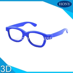 Cinema Disposable 3D Glasses Kids Frame Dengan Lensa Terpolarisasi Edaran Satu Kali Digunakan