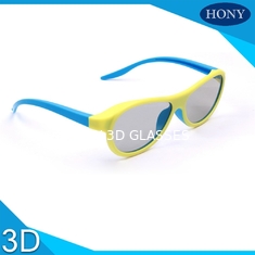 Kacamata 3D D Nyata Plastik Untuk Orang Dewasa Kacamata Bioskop Bioskop Biru Oranye Kuning
