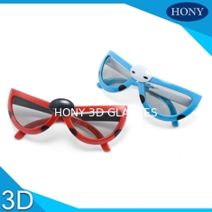 Anak-Anak Kacamata 3D Dengan Anti Gores Lensa Polarized Edaran Untuk Penggunaan Lama