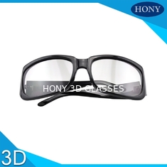 Kacamata 3D Pasif Bioskop Dapat Digunakan Kembali Desain Bingkai Mode Kino Kacamata Terpolarisasi