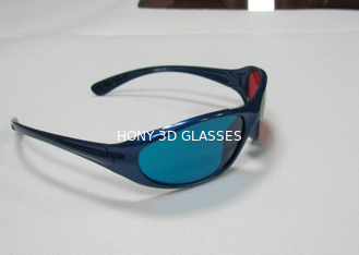 Kaca Merah Cyan Blue 3D Pc Bingkai Plastik Untuk Film Dimensi 3D