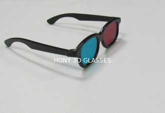 Kacamata Plastik ABS Plastik Merah Cyan 3d, Kacamata Polar Dilapisi Liner