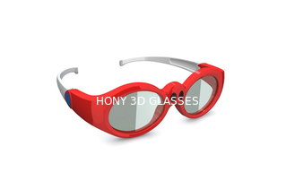 Eco Friendly Shutter Active 3D TV Glasses Red DLP Link Kacamata 3D Compatiblity