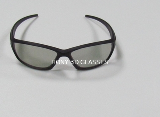 0.72mm Lensa Plastik Edaran Polarized 3D Glasses Untuk Komputer CE