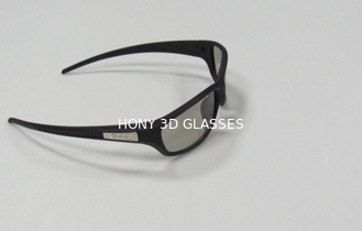 0.72mm Lensa Plastik Edaran Polarized 3D Glasses Untuk Komputer CE