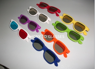 Kino Unversive Plastik Pasif 3D Glasses Anak-anak Edaran Polarized Eyewear