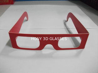 Merah Biru Chromadepth 3d Paper Glasses / Theater 3d Glasses Untuk Dewasa Dan Anak-Anak
