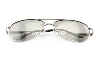 Bingkai Logam Kacamata Linear Polarized 3D Anti UV Untuk Film Imax