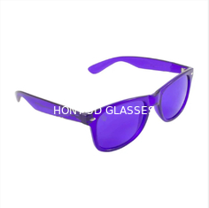 Terhadap Kacamata Hitam Chakra Warna UVA Kacamata Bingkai PC Meningkatkan Mood