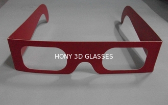 Custom Printing Red Cyan 3d Glasses Durable Dengan Lensa Kedalaman Chromad