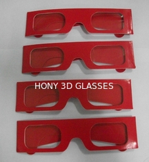 Kertas Stereoscopic 3d Kacamata Pasif / Clear Lens 3d Glasses Universal