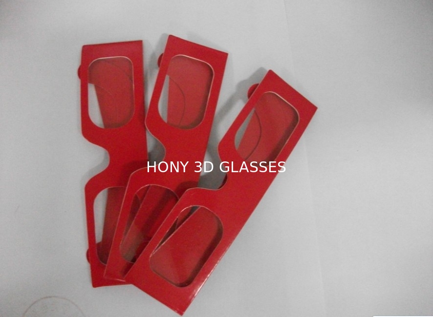 OEM Printable Paper 3D Glasses Red Green Dengan Lensa Laser PET PVC