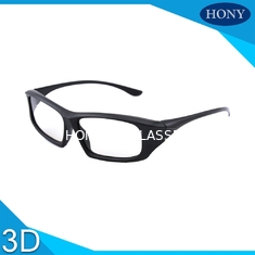 Kacamata 3D Terpolarisasi Linear Dewasa Dengan Lensa PET 0.18mm