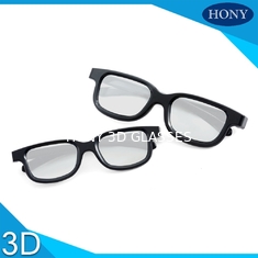 Kacamata 3D Terpolarisasi Bingkai Plastik Untuk Bioskop