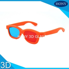 Anak-anak / Dewasa Anaglyph 3D Glasses Red Cyan Ringan 150 * 48 * 165mm