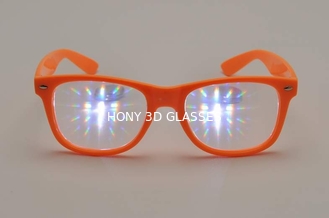 Kacamata Kembang Api 3D, Promosi Kacamata Bingkai Mata Oranye