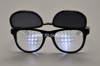 Flip Up Double Plastic Diffraction Glasses