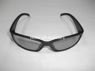 Anaglyph Plastik Edaran Polarized 3D Glasses Untuk RealD Cinema