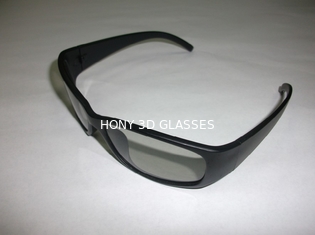 Anaglyph Plastik Edaran Polarized 3D Glasses Untuk RealD Cinema