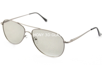 Bingkai Logam Kacamata Linear Polarized 3D Anti UV Untuk Film Imax