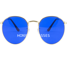 Kacamata Terapi Warna Biru virtual melingkar Untuk aktivitas di luar ruangan