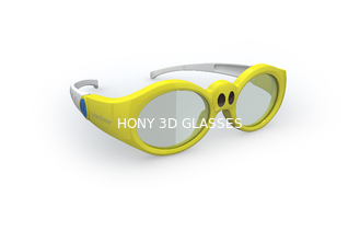 Anak-anak 3D Aktif Kacamata Rendah Konsumsi 3d Monitor Kacamata CE FCC ROHS