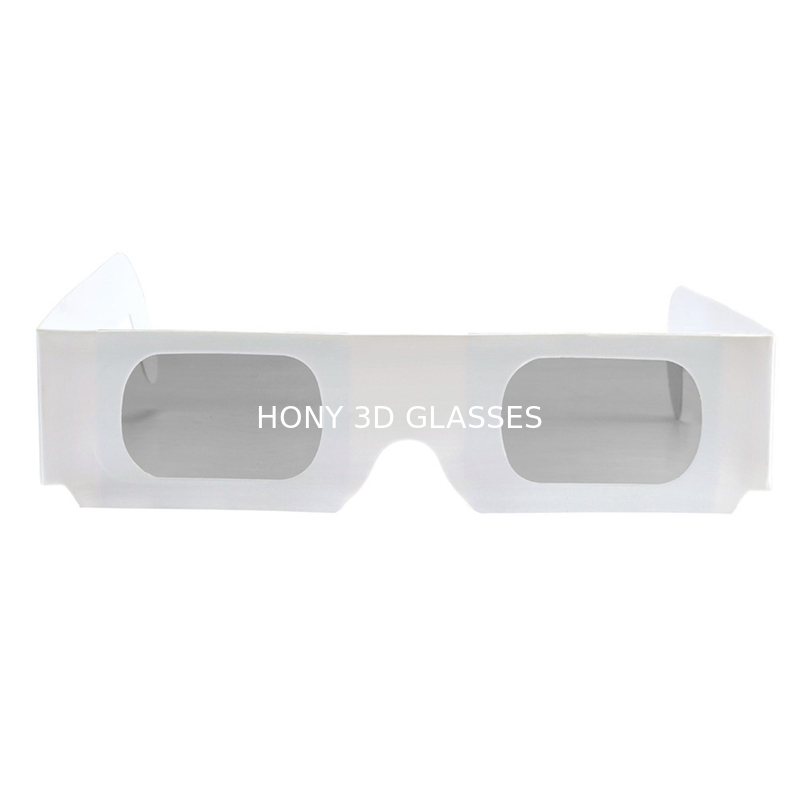 Kacamata Kertas 3D Logo Kustom Melihat Film RealD di Sekolah / Acara