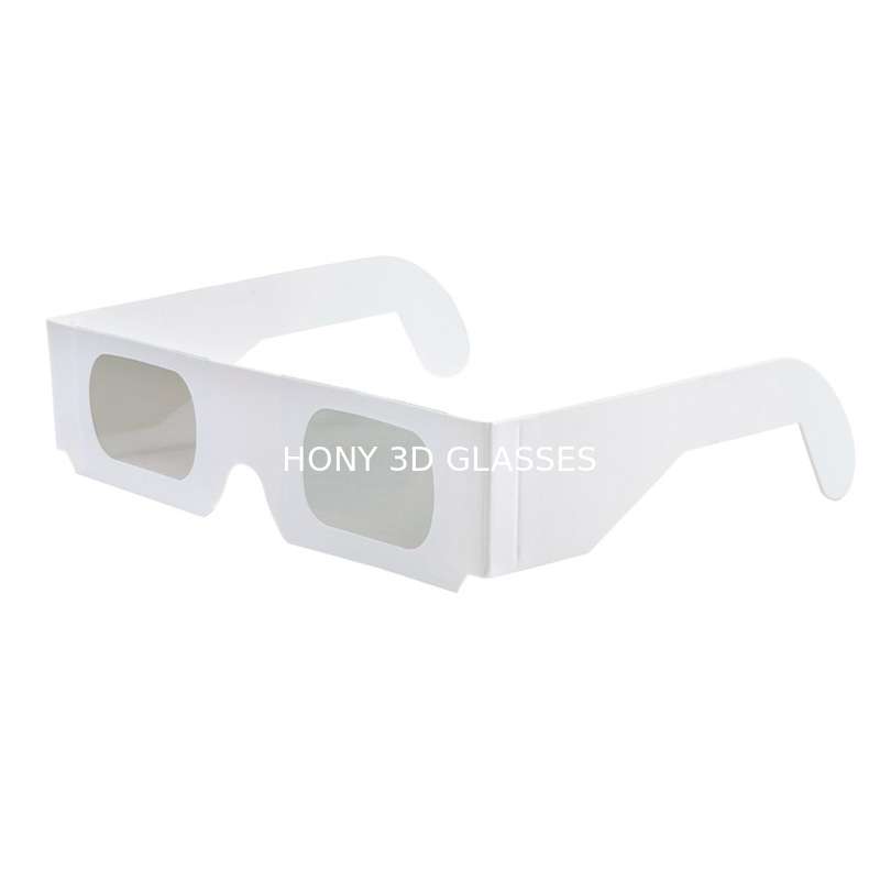 IMAX Cinema Plain Cardboard 3D Glasses Cetak Logo Disposable 3D Glasses