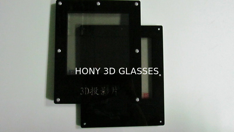 3D Proyektor Polarizer Filter 125nm / 138nm Lensa Filter Terpolarisasi Efisiensi Tinggi