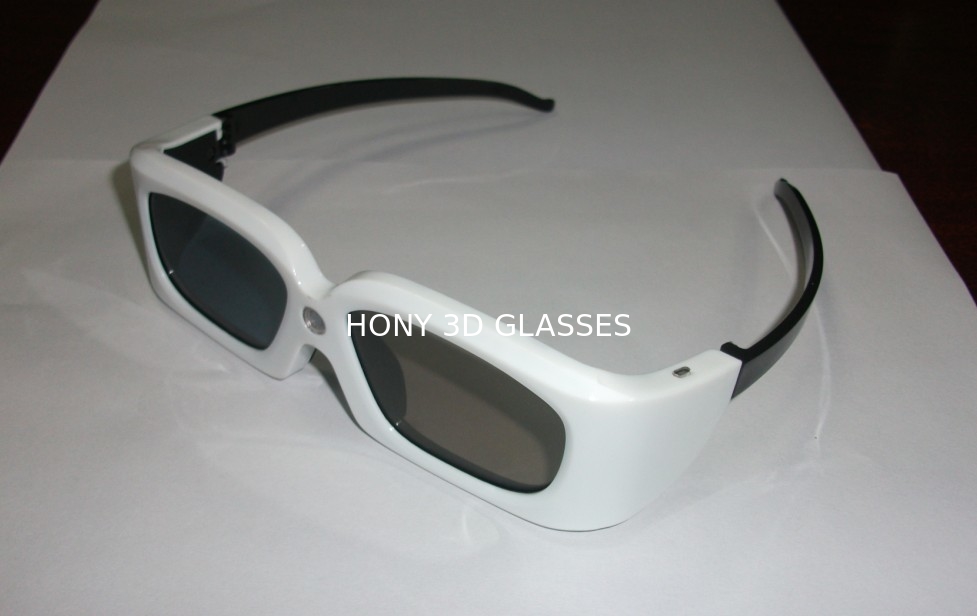 120Hz DLP Shutter 3D TV Kacamata Aktif Untuk Proyektor Dengan Baterai Lithium CR2032